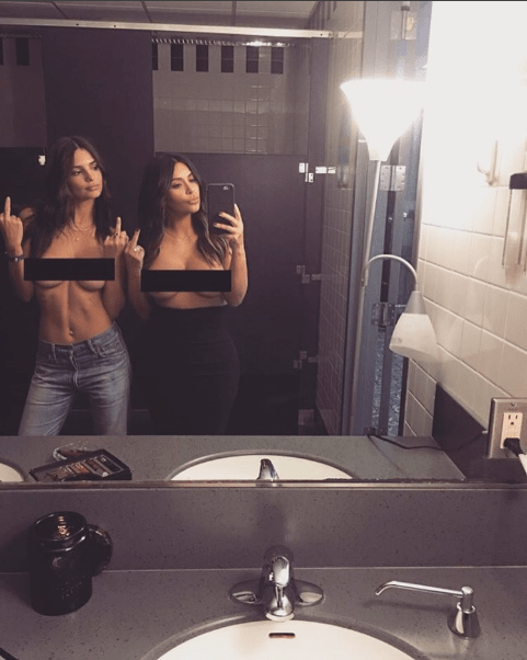 kim Kardashian selfie