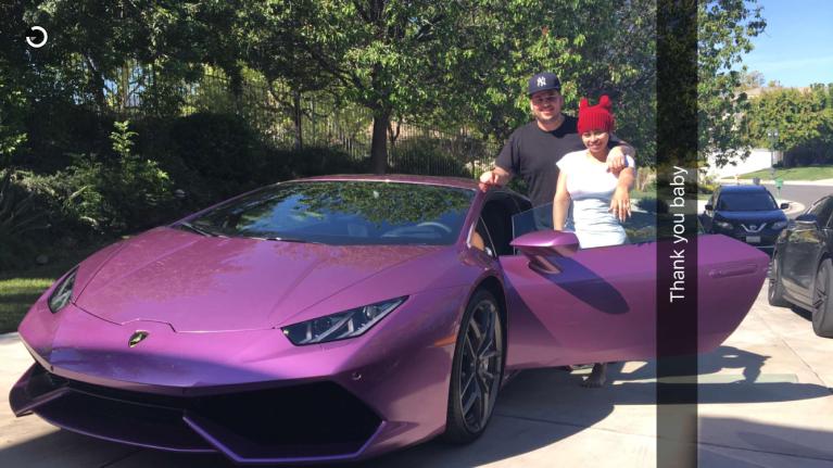 blac rob blac chyna lambo