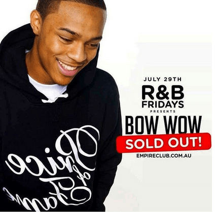 BOW WOW SOLD OUT